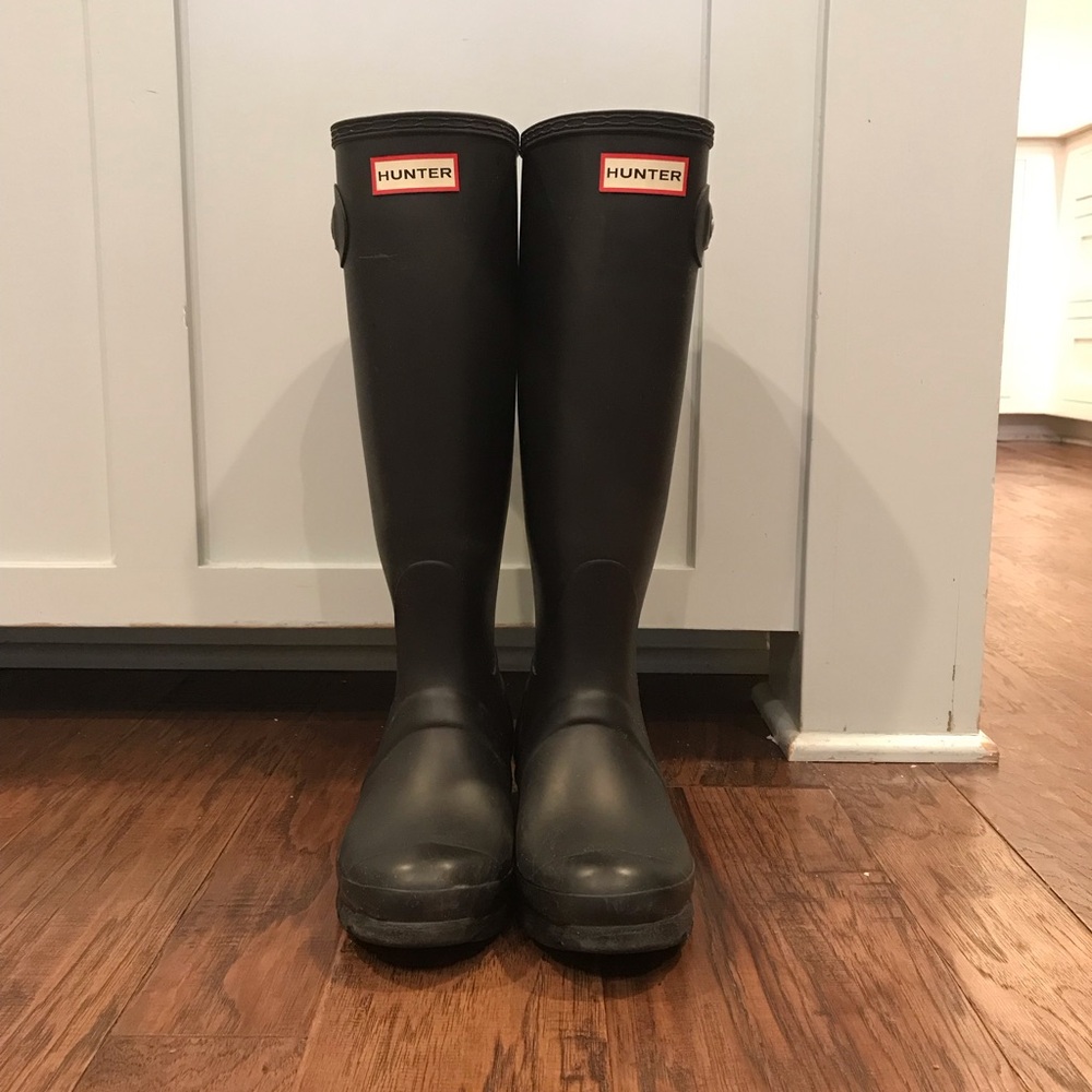 Hunter Black Rain Boots